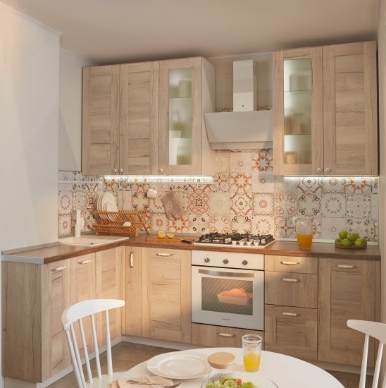 Карниз для кухонного шкафа Касли Delinia ID 220x4 см ЛДСП цвет касли