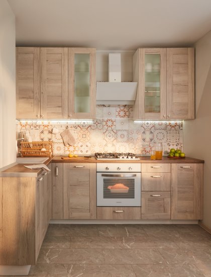 Карниз для кухонного шкафа Касли Delinia ID 220x4 см ЛДСП цвет касли