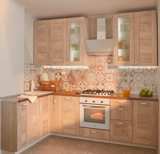 Карниз для кухонного шкафа Касли Delinia ID 220x4 см ЛДСП цвет касли