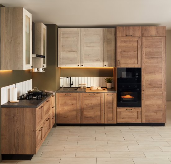 Карниз для кухонного шкафа Касли Delinia ID 220x4 см ЛДСП цвет касли