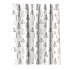 Штора для ванной с кольцами Lemer New Scandy 180x200 см полиэстер цвет бело-черный
