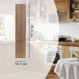 Фасад для кухонного шкафа Рошаль 14.7x76.5 см Delinia ID ЛДСП цвет рошаль