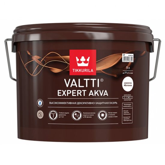 Антисептик для дерева Tikkurila валтти эксперт аква