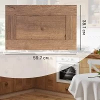 Фасад для кухонного шкафа Рошаль 59.7x38.1 см Delinia ID ЛДСП цвет темное дерево