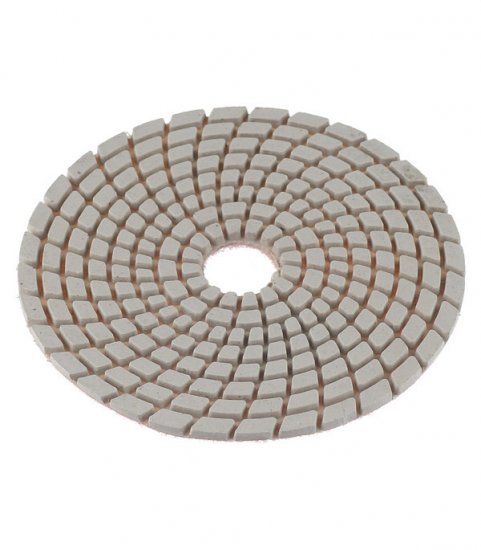 Круг алмазный шлифовальный по камню Trio-Diamond гибкий d100 мм P3000 для мокрого шлифования