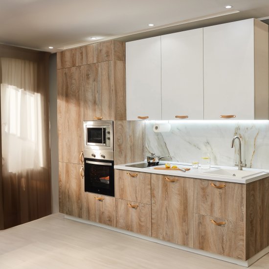 Фасад для кухонного шкафа Зея 39.7x76.5 см Delinia ID ЛДСП цвет коричневый