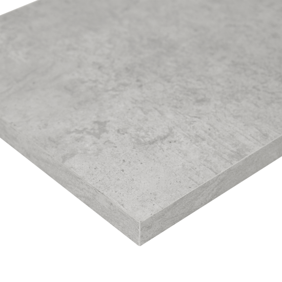 Деталь мебельная ЛДСП 600x300x16 мм кромка со всех сторон цвет бетон светло-серый