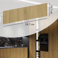 Фасад выдвижного ящика Верея 59.7x16,7 см DELINIA ID ЛДСП цвет Светлое дерево