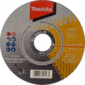 Отрезной диск абразивный для стали/нержавеющей стали Makita D-75524