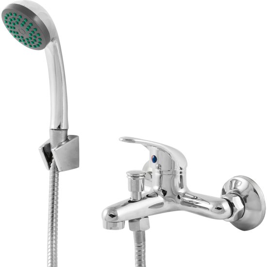 Смеситель для ванны однорычажный без лейки и шланга цвет хром