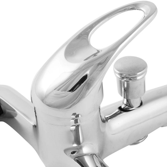 Смеситель для ванны однорычажный без лейки и шланга цвет хром