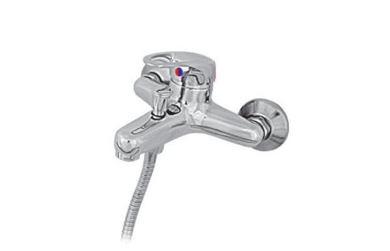 Смеситель для ванны однорычажный без лейки и шланга цвет хром