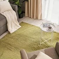 Ковер полипропилен Inspire Shaggy Bosfor 80x150 см цвет светло-зеленый