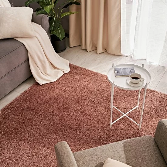 Ковер полипропилен Inspire Shaggy Bosfor 80x150 см цвет светло-коричневый