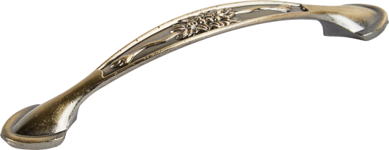 Мебельная ручка-скоба 6802 античная бронза 128 мм