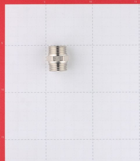 Ниппель Stout 1/2 НР(ш) х 1/2 НР(ш) латунный (SFT-0004-001212)