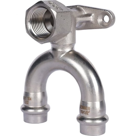 Проходной угольник ROMMER Rss-0012-001512