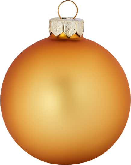 Набор новогодних шаров Christmas ø6 см цвет золотой 26 шт.