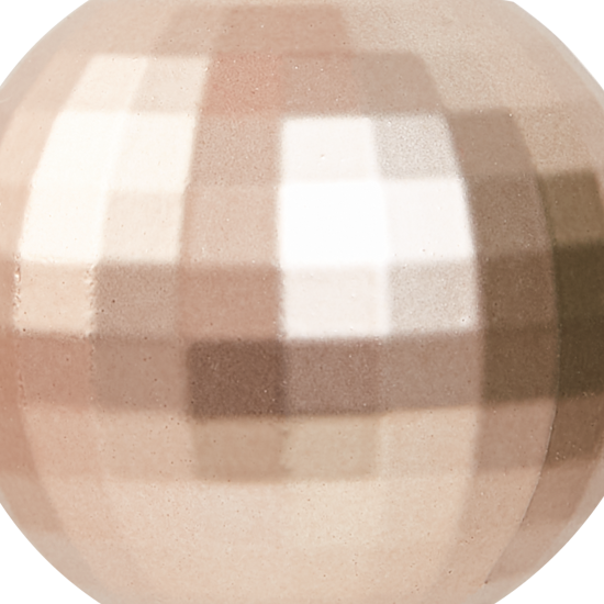 Елочное украшение Шар-диско Christmas ø6 см цвет коричневый