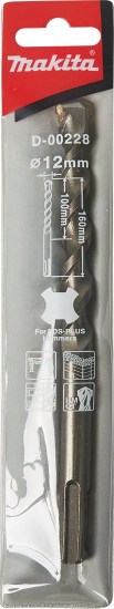 Бур по бетону SDS-plus Makita D-00228 12x160 мм