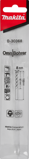 Сверло спиральное универсальное Makita D-30368 8x150 мм