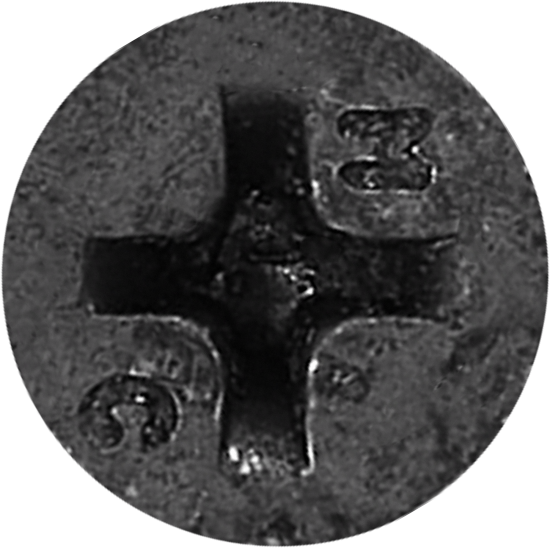 Саморезы по металлу и гипсокартону потайные острые фосфатированные 3.5x20 на вес