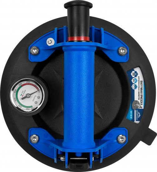 Присоска для плитки Vertextools 17-02-02 с манометром 200 мм до 130 кг