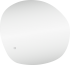 Зеркало для ванной Omega Glass Лилль SD43 с подсветкой 60x65 см ассиметричное