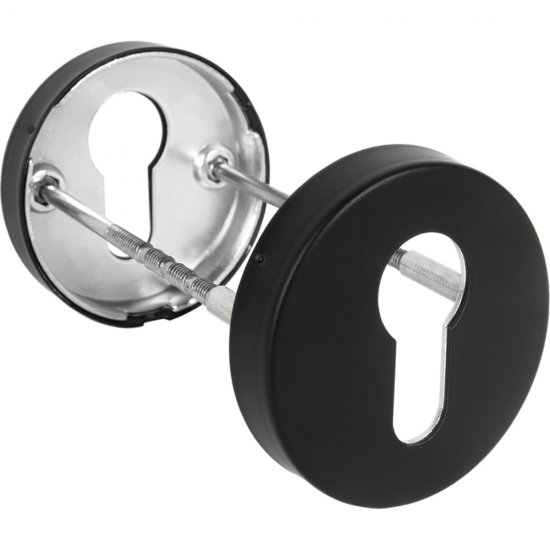 Накладка под цилиндр Fuaro ET.R.DSS201-02 (DSS-02-ET) INOX 201 BLACK