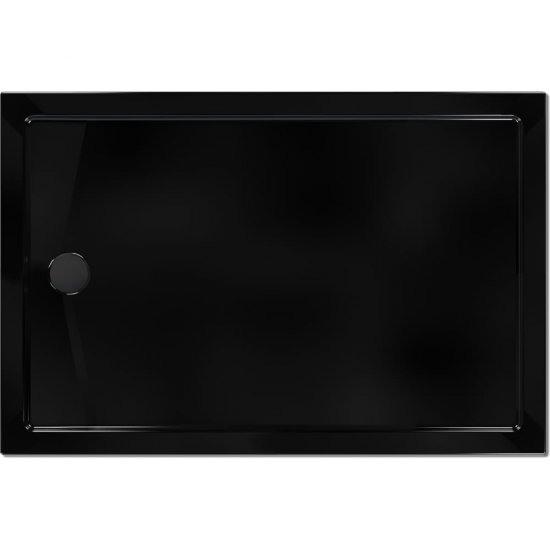 Акриловый душевой поддон МетаКам Universal PRO BLACK N 1200*800