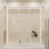 Плитка настенная Azori Forest Lucido Flow 31.5x63 см 1.59 м² глянцевая цвет бежевый мрамор