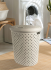 Корзина для белья Plast Team Rattan цвет молочный