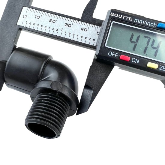 Угол пластиковый BOUTTE 1/2