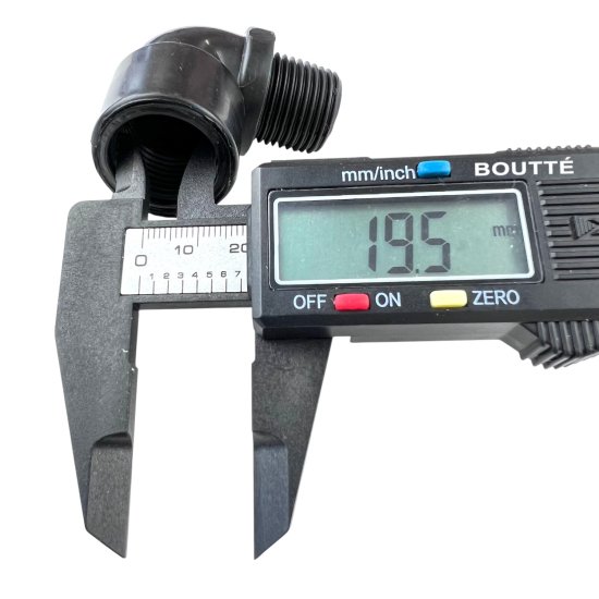 Угол пластиковый BOUTTE 1/2