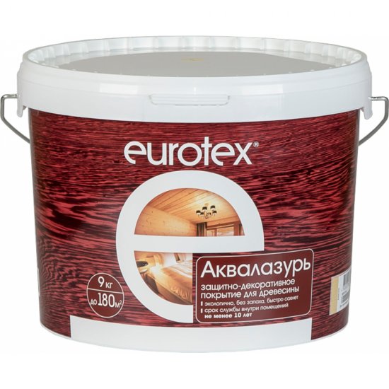 Защитно-декоративное покрытие для древесины Eurotex Eurotex