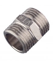 Ниппель Valtec 1/2 НР(ш) х 1/2 НР(ш) латунный (VTr.582.N.0004)
