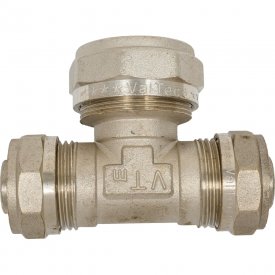 Обжимной сантехнический тройник Valtec VTm.331.N.263226