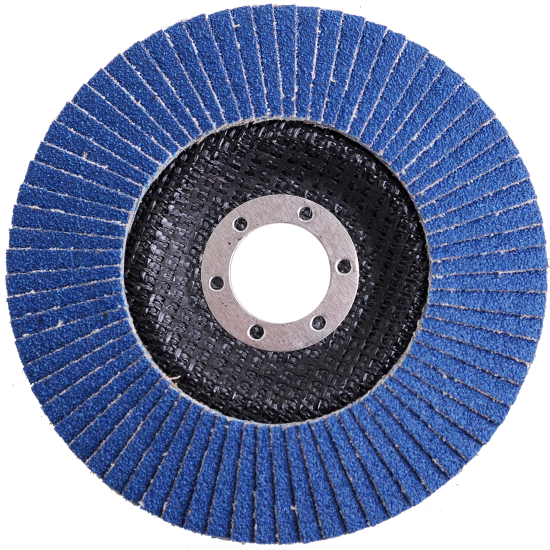 Круг лепестковый торцевой КЛТ2 Norton Р80 125x22.2 мм