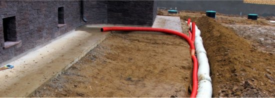 Труба дренажная SoftRock без использования щебня D110/250 3 м