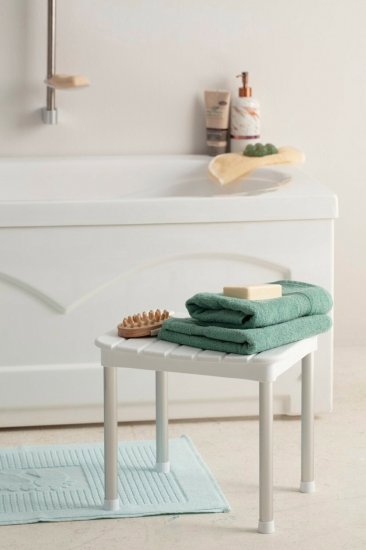 Стул для ванной Primanova Ecaliptus цвет белый