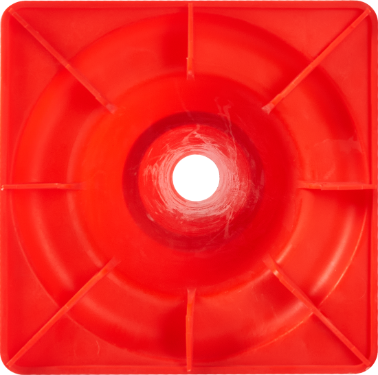 Конус дорожный 320 мм красно-белый