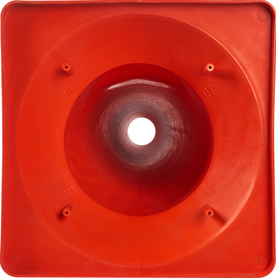 Конус дорожный 520 мм красно-белый