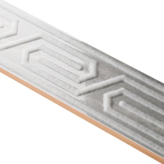 Плитка бордюр Нефрит Карен серая 400x50x8 мм