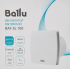 Вентилятор осевой вытяжной Ballu BAF-SL100 D100 мм 30 дБ 100 м3/ч цвет белый