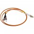 Волоконно-оптический патч-корд Hyperline FC-D2-50-LC/PR-ST/PR-H-1M-LSZH-OR