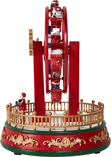 Композиция новогодняя светодиодная Колесо обозрения 18x18x24 см