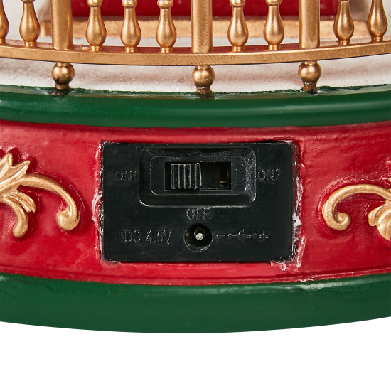 Композиция новогодняя светодиодная Колесо обозрения 18x18x24 см