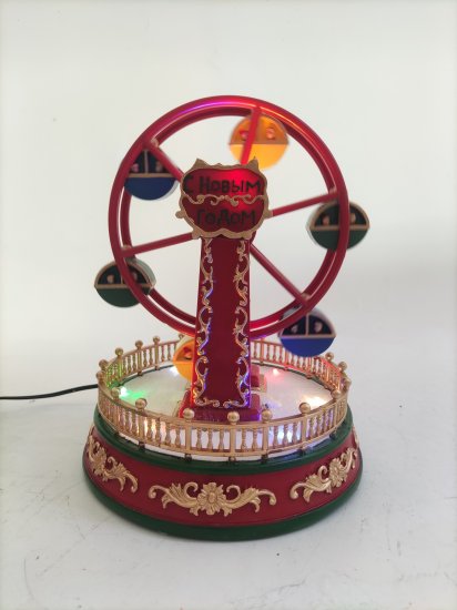 Композиция новогодняя светодиодная Колесо обозрения 18x18x24 см