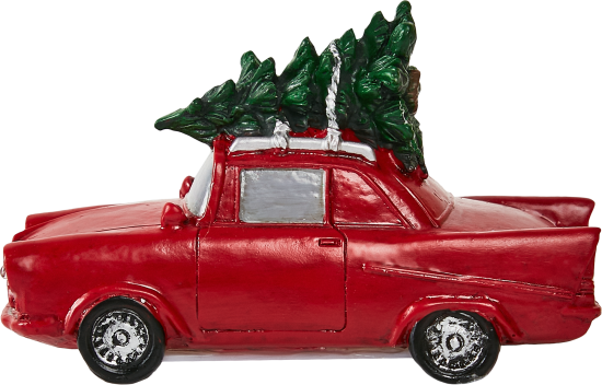 Композиция новогодняя светодиодная Машина Микс 7см