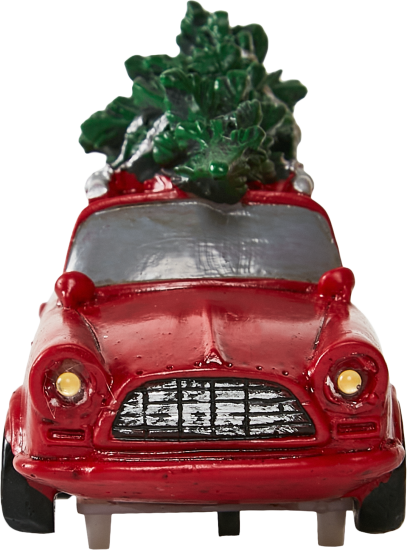 Композиция новогодняя светодиодная Машина Микс 7см